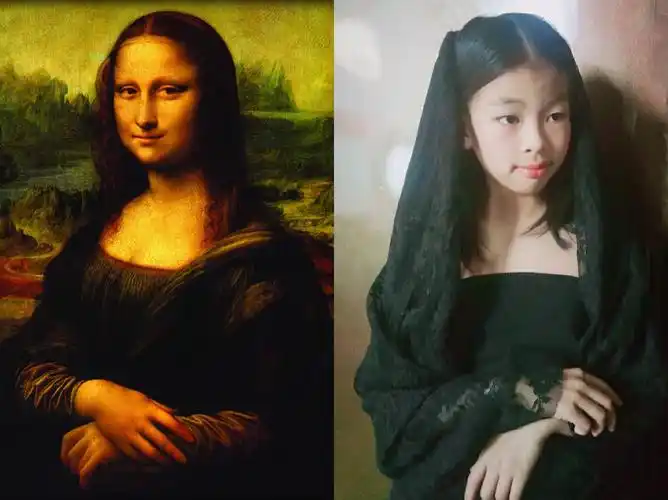 蓉峰古典主义cosplay《世界名画模仿秀》