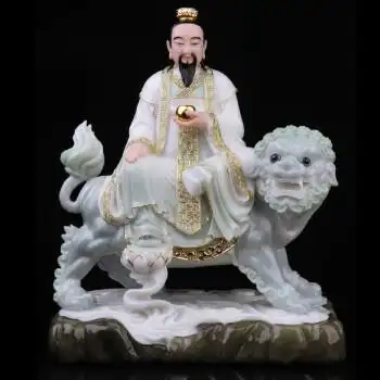 太乙救苦天尊神像 树脂太乙真人像 道家居家供奉佛像 16英寸 古彩 24