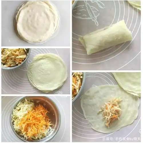 春天吃饼季,立春吃到清明的食物,卷饼春饼的做法吃法,分享