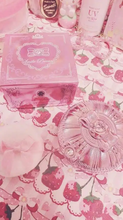 手机高清壁纸 小清新 少女心 甜美少女 粉色系 少女心 精灵 简约 梦幻