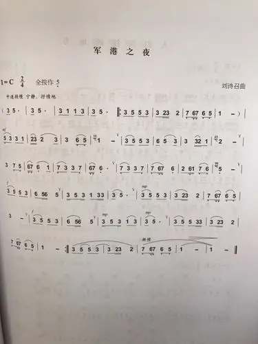 "停课不停学之音乐篇"——五年级葫芦丝乐曲《军港之夜》