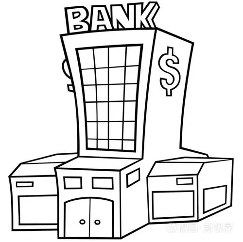 [经] 城市银行插画-正版商用图片021pp8-摄图新视界