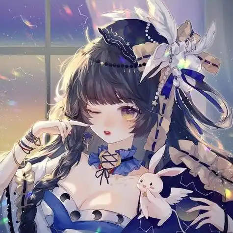 唯美仙气动漫女生头像