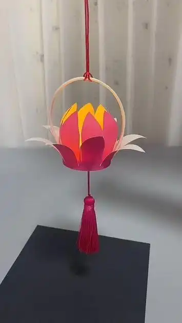 做好看的元宵节花灯,一看就会#元宵节灯笼 #莲花灯 #纸杯手工