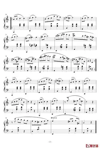 圆舞曲钢琴谱肖邦chopin