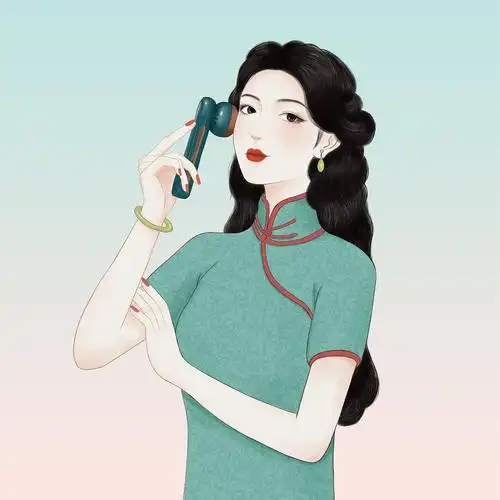 民国风包装插画