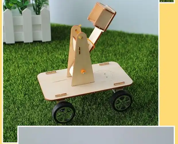 投石车手工制作 科技小制作小发明投石车儿童小学生手工制作diy材料包