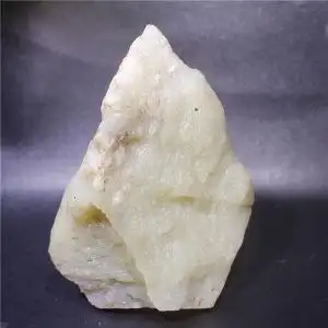 好肉且末青白玉山料原石天然玉石磨珠子料692克新疆和田玉包邮新