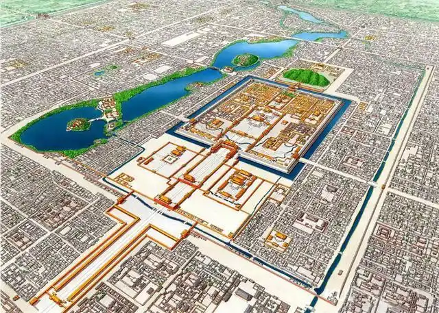 (清代北京城,很讲规矩,棋盘关分布)唐宋以前的南京城到底什么样,大家