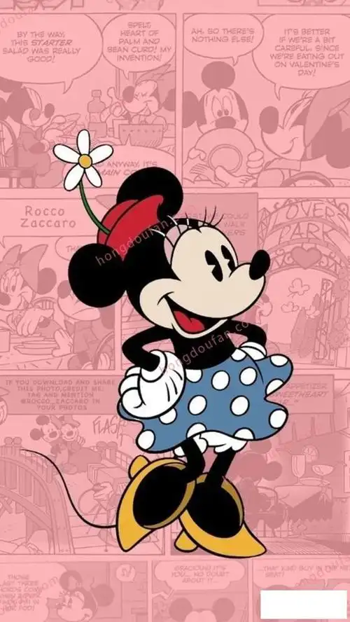 米妮 迪士尼简笔画大全_动漫人物_儿童简笔画大全_可乐云