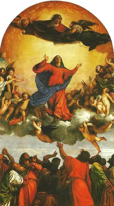 提香《圣母升天图》.