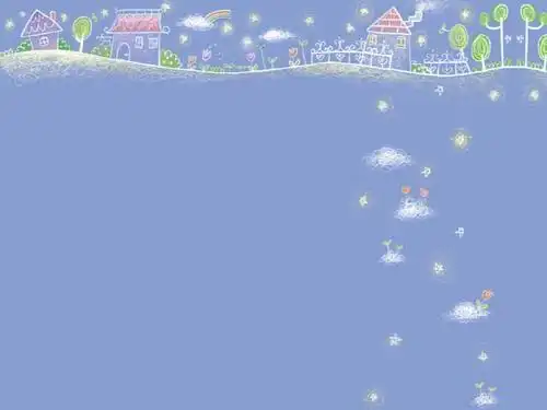 淡雅蓝色系ppt模版