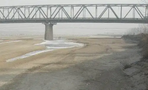 黄河山东滨州段几近断流