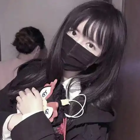 柔らかい萌え女生头像真人头像萝莉软妹闺蜜头像部位双马尾