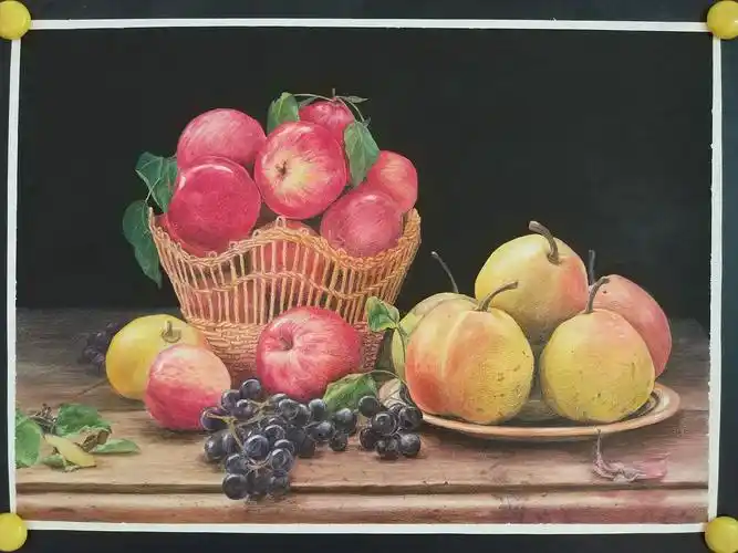 凡熙画室~彩铅水果静物