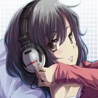 qq头像女生带着耳机听歌动漫爱好音乐的动漫女生戴耳机听歌