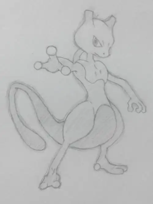 简笔画教程怎么画超梦x 简笔画图片大全-蒲城教育文学网