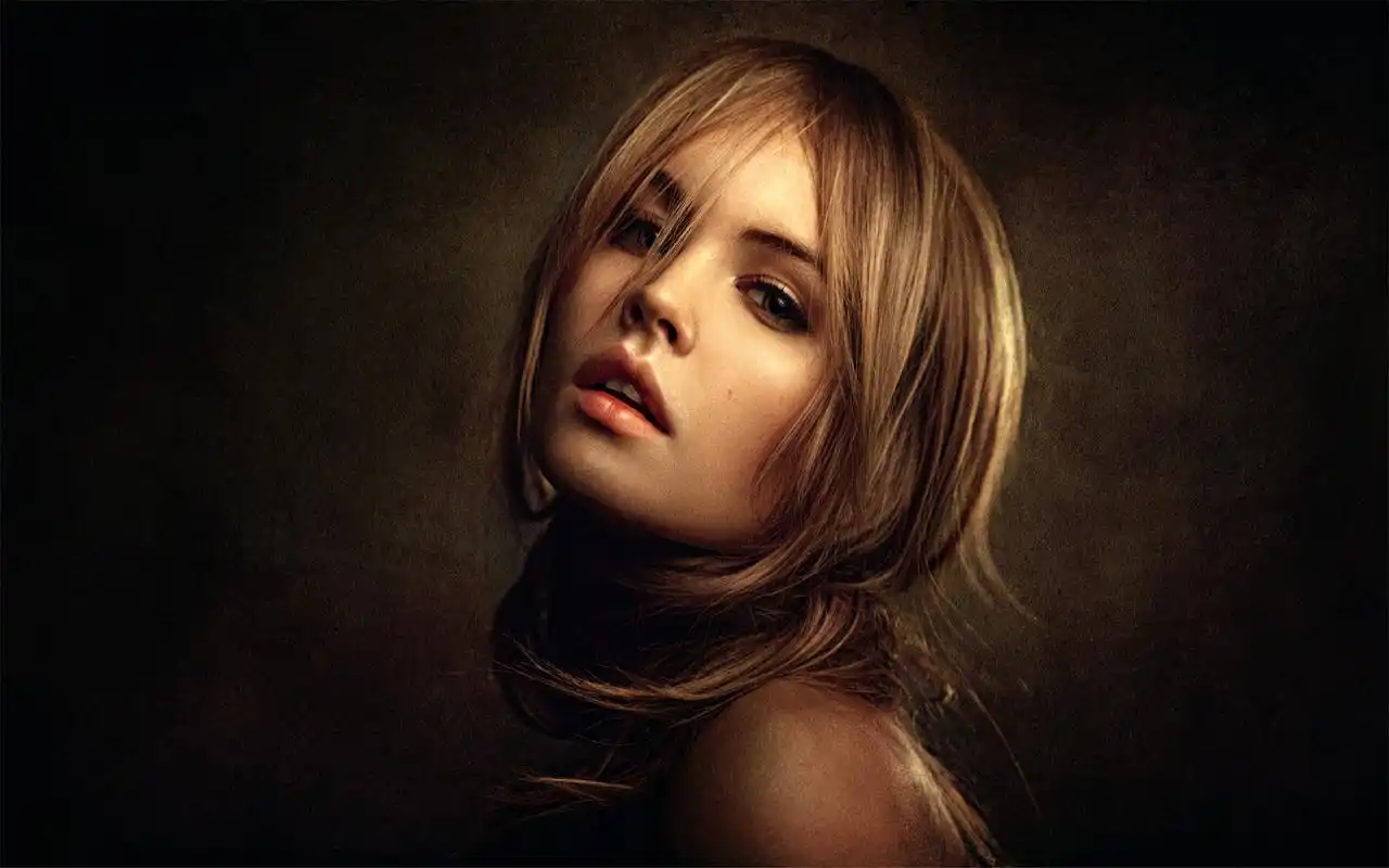 个性欧美伤感美女唯美高清电脑壁纸图片下载