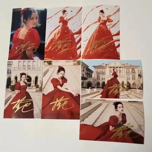 迪丽热巴签名照#迪丽热巴