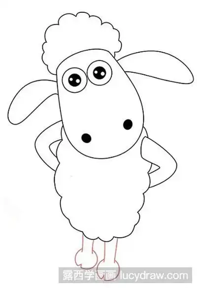 简笔画教程:教你画小羊肖恩