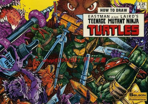 忍者神龟漫画设定集 画集 图片漫画设计素材