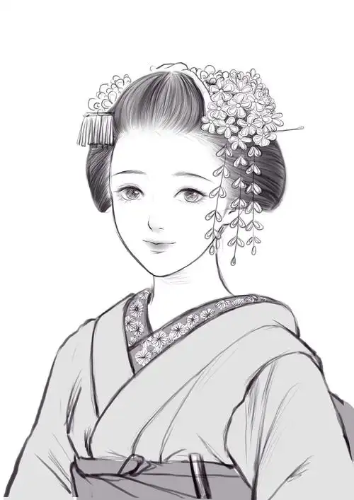 原创作品《艺伎》