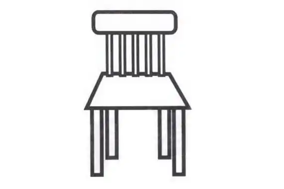 椅子怎么画 椅子简笔画步骤图解教程,简笔画图片