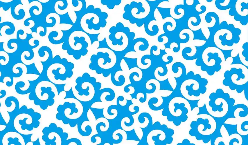 哈萨克装饰图案的设定,就是它了,不犹豫,就选择它.