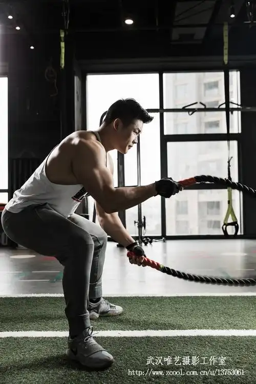 健身馆教练形象照拍摄