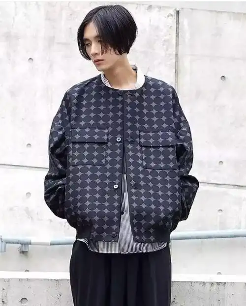 男生波波头短发发型图片(男士短bob头)