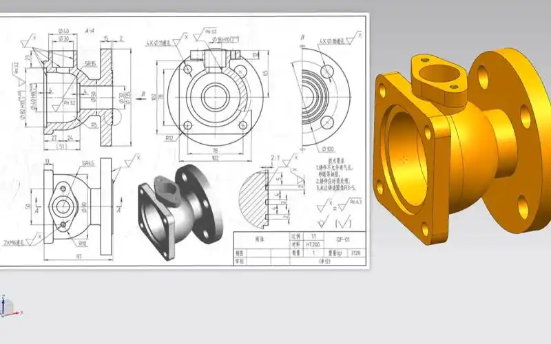 ug nx10.0 【球阀阀体】建模练习