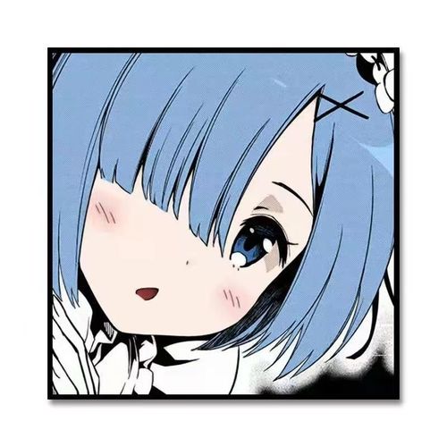 蕾姆diy数字油画动漫手工填涂鸦打发时间送礼物宿舍卧室装饰画