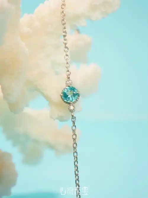 高颜值手链75仙气又通透的磷灰石手链