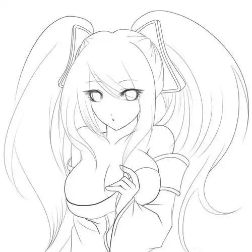 英雄联盟琴女简笔画