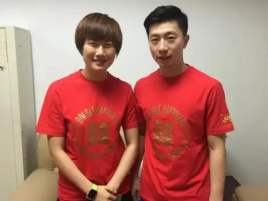 丁宁换新发型成翻版马龙 拍过结婚照果然不一样!