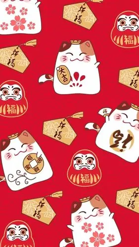 周末福利 | 超好看的和风壁纸(招财猫特别篇)
