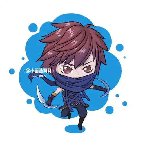 王者荣耀q版澜附过程图