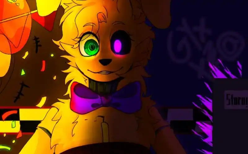 【fnaf/绘画过程】一只私设金兔