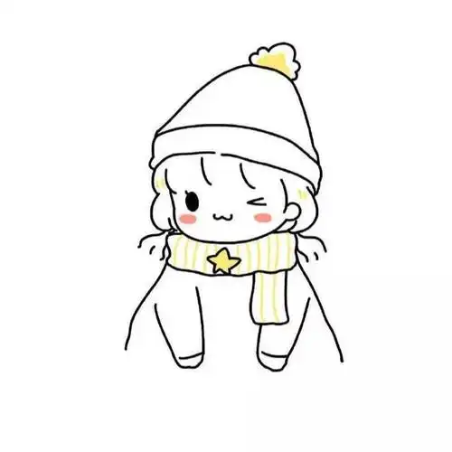 简笔画手账素材:情侣,闺蜜这样画,q萌可爱好创意