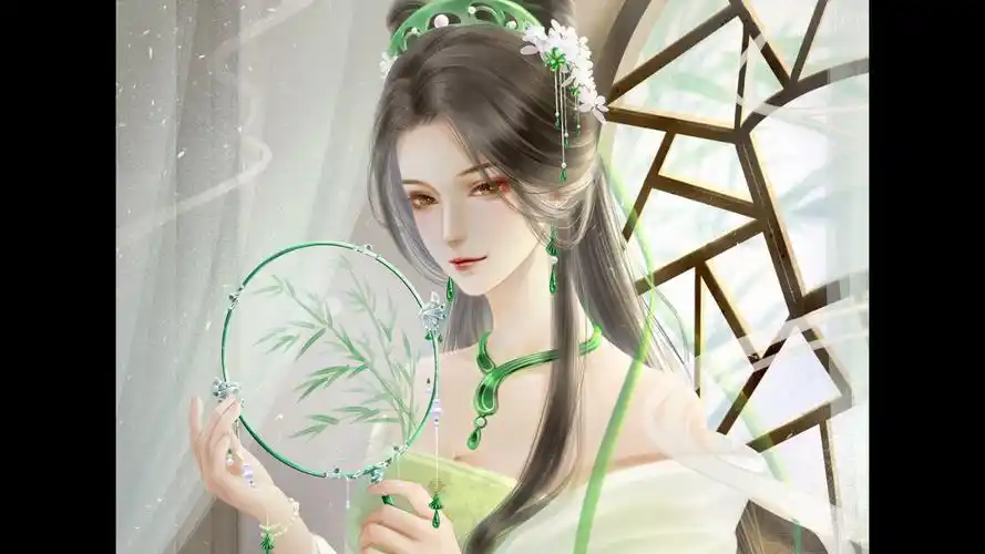 弄玉姑娘_天行九歌弄玉古风壁纸古风人物古风厚涂求点评求配文插画