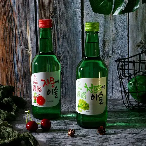 韩国原装进口真露烧酒原味草莓葡萄味果味清酒一箱整箱20瓶