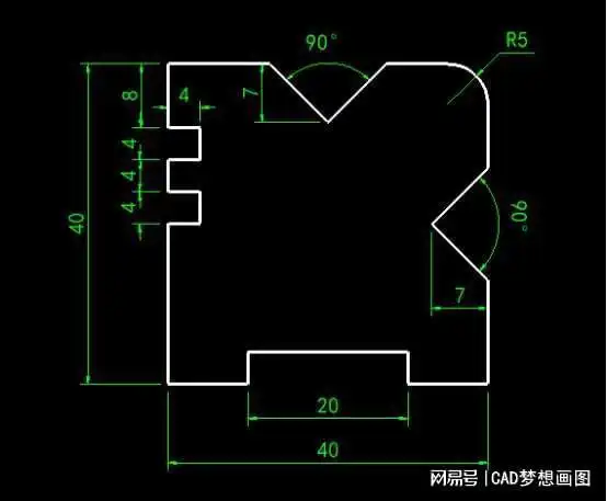 构件cad平面图绘制