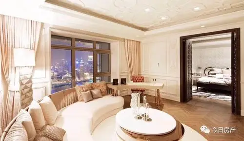 汤臣一品顶楼复式,拥抱万国建筑群