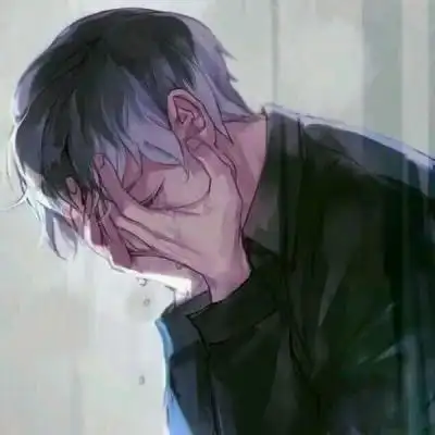 伤感emo头像男