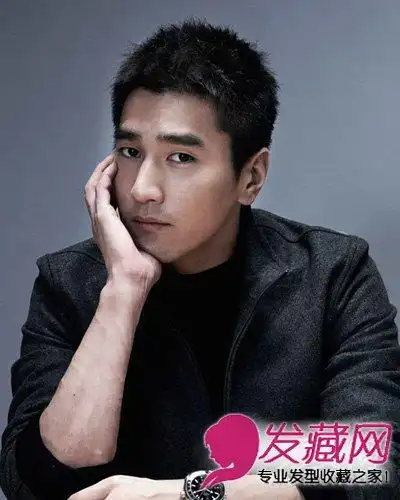 凌乱设计增加发型个性感(2)_男明星发型_发藏网