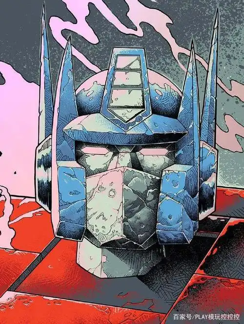 限量变形金刚 g1擎天柱,暗黑擎天柱海报插画