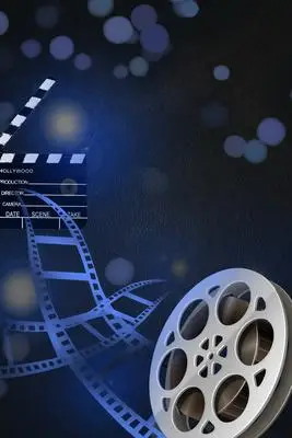 psd模版下载蓝色简约电影影视广告背景商务/科技(3545*5315px )