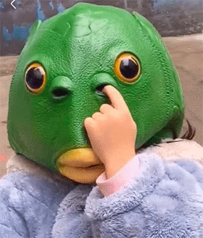 绿头鱼头套什么梗绿头鱼头套表情包多图