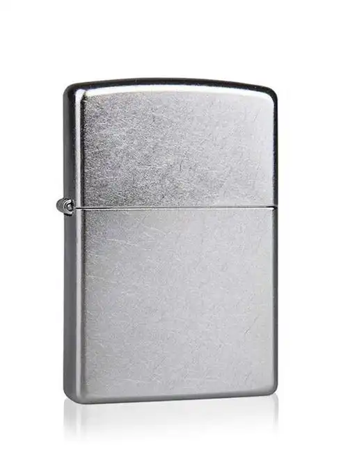 zippo 207经典铬花沙打火机,花沙系列代表,原装正品,简约实用,洗净