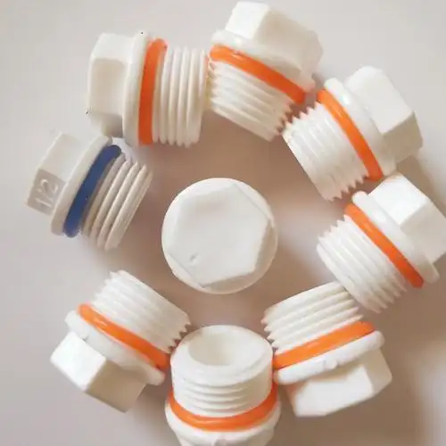 ppr外丝堵 ppr单垫堵头塑料丝堵ppr堵管件大四方品牌款丝堵市场低